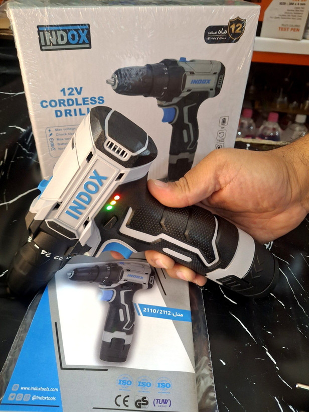 دریل شارژی اینداکس تک باطری